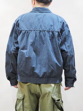 画像をギャラリービューアに読み込む, SAGE DE CRET "コットン ヘンプ ショートZIP UP ジャケット NAVY"
