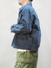 画像をギャラリービューアに読み込む, SAGE DE CRET "コットン ヘンプ ショートZIP UP ジャケット NAVY"
