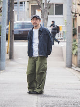画像をギャラリービューアに読み込む, SAGE DE CRET "コットン ヘンプ ショートZIP UP ジャケット NAVY"
