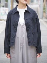 画像をギャラリービューアに読み込む, KHA:KI &quot;WIDE SQUERE JACKET DARK NAVY&quot;
