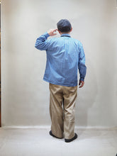 画像をギャラリービューアに読み込む, nisica "レギュラーカラー シャツ BLUE STRIPE"
