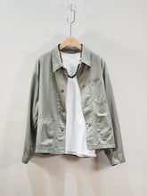 画像をギャラリービューアに読み込む, KHA:KI &quot;WIDE SQUERE JACKET OLIVE&quot;
