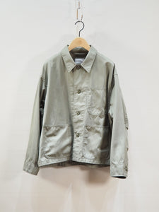 KHA:KI "WIDE SQUERE JACKET OLIVE"