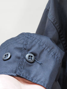 KHA:KI "WIDE SQUERE JACKET DARK NAVY"