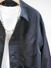 画像をギャラリービューアに読み込む, KHA:KI &quot;WIDE SQUERE JACKET DARK NAVY&quot;

