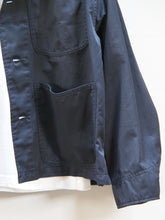 画像をギャラリービューアに読み込む, KHA:KI &quot;WIDE SQUERE JACKET DARK NAVY&quot;
