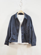 画像をギャラリービューアに読み込む, KHA:KI &quot;WIDE SQUERE JACKET DARK NAVY&quot;
