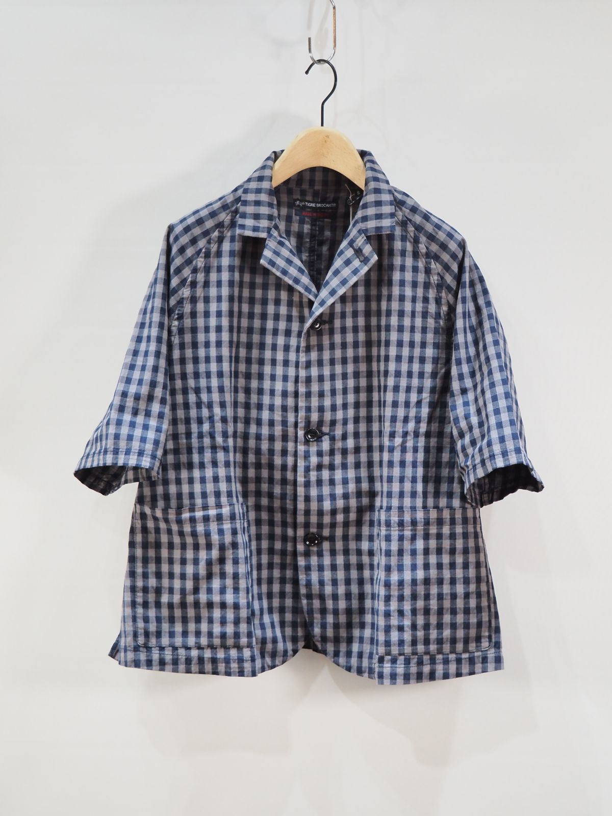 TIGRE BROCANTE - 【新品】TIGRE BROCANTEギンガムチェックシャツ TIGRE BROCANTE 