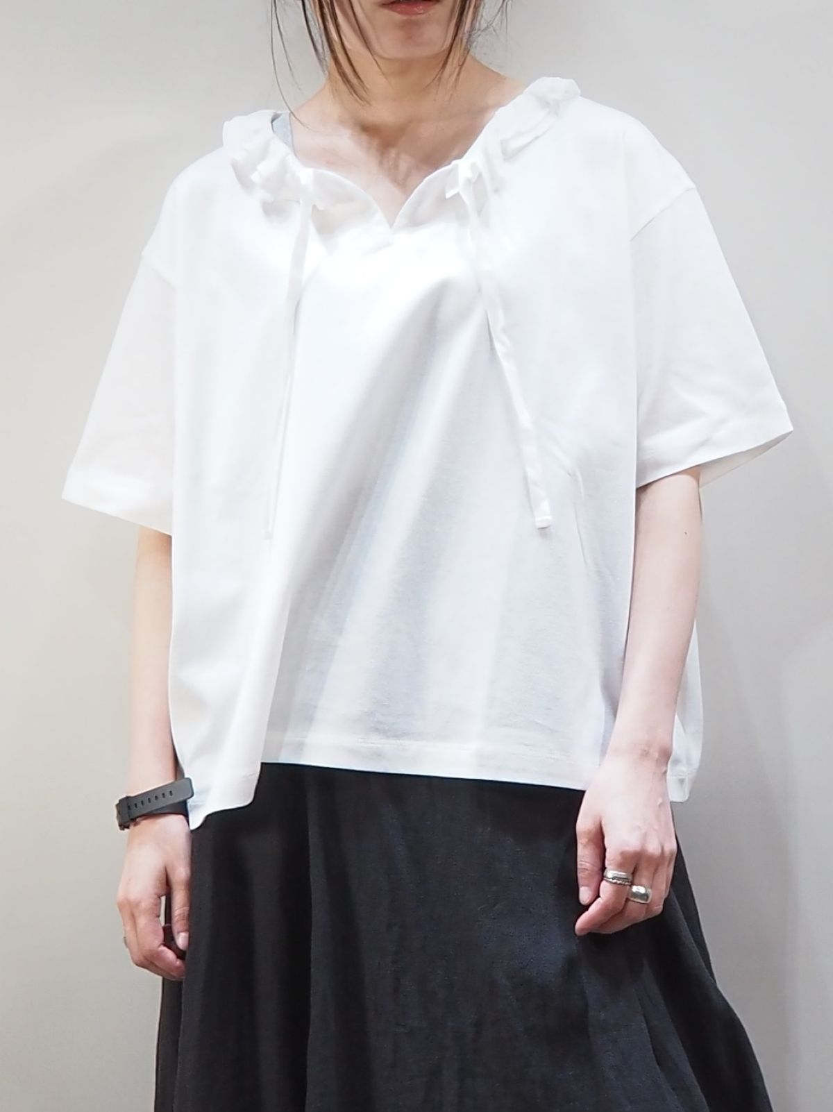mizuiro ind フリル襟 プルオーバー mizuiro ind 