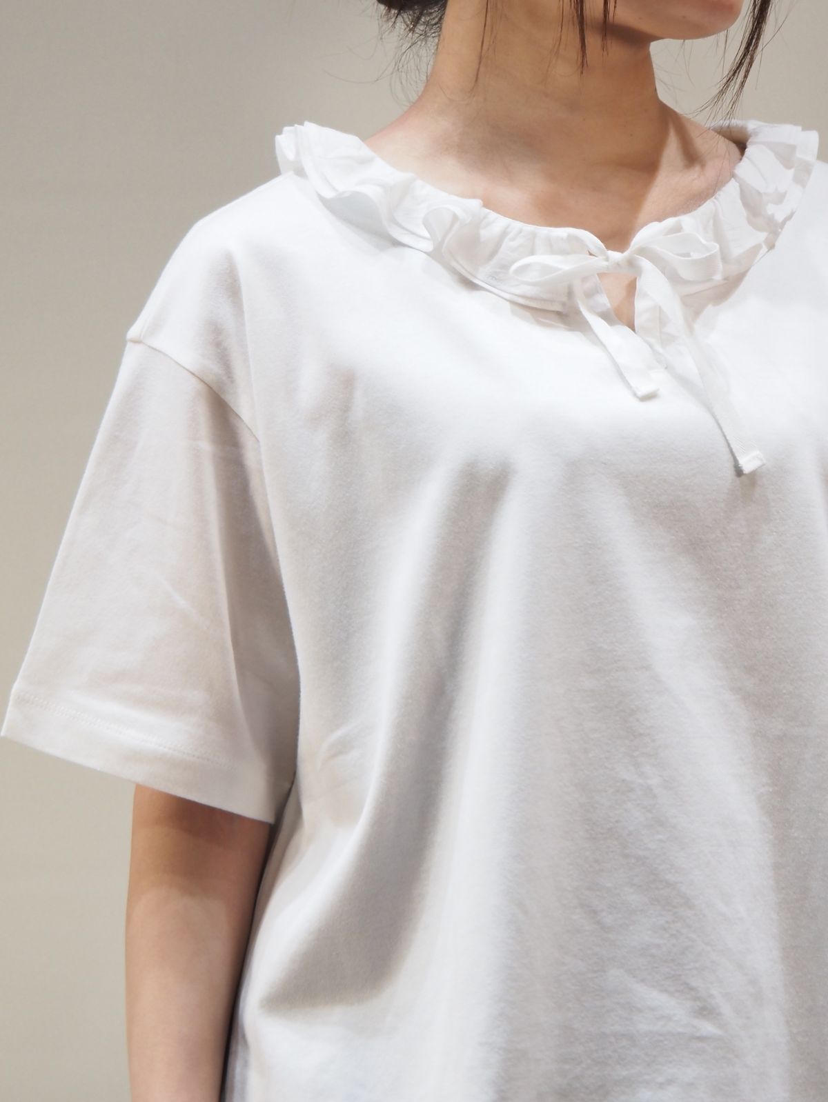 mizuiro ind フリル襟 プルオーバー mizuiro ind フリル襟プルオーバー | mizuiro ind