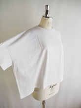 画像をギャラリービューアに読み込む, NOUVELLES DU PARADIS "コットン天竺 ワイドTシャツ OFF WHITE”
