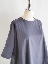 画像をギャラリービューアに読み込む, NOUVVELES DU PARADIS "コットン天竺 ワイドTシャツ SUMIKURO"
