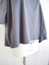 画像をギャラリービューアに読み込む, NOUVVELES DU PARADIS "コットン天竺 ワイドTシャツ SUMIKURO"
