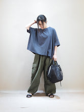 画像をギャラリービューアに読み込む, NOUVVELES DU PARADIS "コットン天竺 ワイドTシャツ SUMIKURO"
