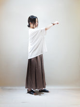 画像をギャラリービューアに読み込む, NOUVELLES DU PARADIS "コットン天竺 ワイドTシャツ OFF WHITE”
