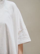 画像をギャラリービューアに読み込む, NOUVELLES DU PARADIS "コットン天竺 ワイドTシャツ OFF WHITE”
