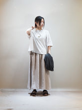 画像をギャラリービューアに読み込む, NOUVELLES DU PARADIS "コットン天竺 ワイドTシャツ MILK”
