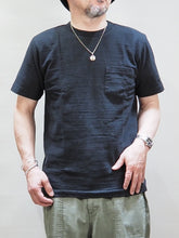 画像をギャラリービューアに読み込む, PATCHII "リサイクルコットン 吊り編み 丸胴 Tシャツ BLACK"
