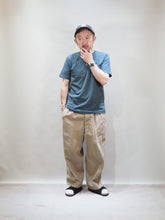画像をギャラリービューアに読み込む, PATCHII "リサイクルコットン 吊り編み 丸胴 Tシャツ S BLUE"
