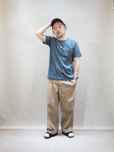 画像をギャラリービューアに読み込む, PATCHII "リサイクルコットン 吊り編み 丸胴 Tシャツ S BLUE"
