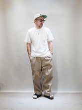 画像をギャラリービューアに読み込む, PATCHII "リサイクルコットン 吊り編み 丸胴 Tシャツ OFF WHITE"
