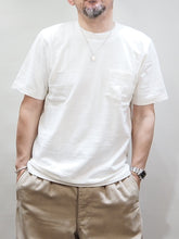 画像をギャラリービューアに読み込む, PATCHII "リサイクルコットン 吊り編み 丸胴 Tシャツ OFF WHITE"
