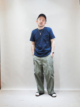 画像をギャラリービューアに読み込む, PATCHII "リサイクルコットン 吊り編み 丸胴 Tシャツ NAVY"
