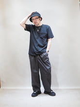 画像をギャラリービューアに読み込む, PATCHII "リサイクルコットン 吊り編み 丸胴 Tシャツ BLACK"

