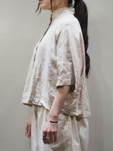 画像をギャラリービューアに読み込む, SETTO ″LINEN FEELING SHIRT BEIGE″
