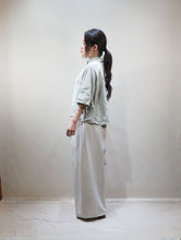 画像をギャラリービューアに読み込む, SETTO ″LINEN FEELING SHIRT LIGHT GREEN″
