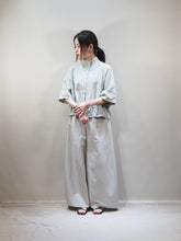 画像をギャラリービューアに読み込む, SETTO ″LINEN FEELING SHIRT LIGHT GREEN″
