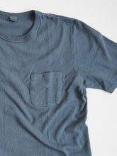 画像をギャラリービューアに読み込む, PATCHII &quot;吊り編み 丸胴 ポケットTシャツ BLUE&quot;
