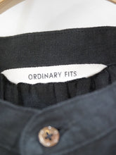 画像をギャラリービューアに読み込む, ORDINARY FITS "リネン ワークプルオーバーシャツ BLACK"
