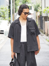 画像をギャラリービューアに読み込む, THOUSAND MILE "MENS SUMMER SET シャツ&amp;ショーツ BLACK"

