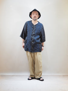 SETTO × toulouse "2タック ワイドテーパードチノパンツ BEIGE"