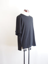 画像をギャラリービューアに読み込む, melple &quot;kakaako ドルマンスリーブ Tシャツ BLACK&quot;
