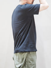 画像をギャラリービューアに読み込む, PATCHII "リサイクルコットン 吊り編み 丸胴 Tシャツ BLACK"
