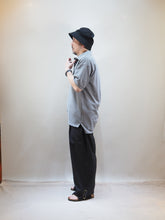 画像をギャラリービューアに読み込む, CONCHON QUINETTE &quot;LE POLO COW-BOY IZOTタイプ ポロシャツ CHARCOAL&quot;

