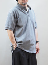 画像をギャラリービューアに読み込む, CONCHON QUINETTE &quot;LE POLO COW-BOY IZOTタイプ ポロシャツ CHARCOAL&quot;
