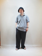 画像をギャラリービューアに読み込む, CONCHON QUINETTE &quot;LE POLO COW-BOY IZOTタイプ ポロシャツ CHARCOAL&quot;
