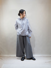 画像をギャラリービューアに読み込む, mizuiro ind &quot;ストライプ フードシャツ&quot;
