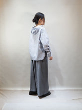 画像をギャラリービューアに読み込む, mizuiro ind &quot;ストライプ フードシャツ&quot;
