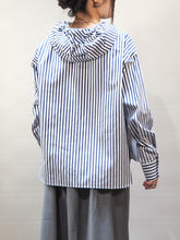 画像をギャラリービューアに読み込む, mizuiro ind &quot;ストライプ フードシャツ&quot;
