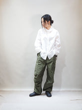 画像をギャラリービューアに読み込む, mizuiro ind &quot;ギャザースタンドカラーシャツ&quot;
