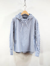 画像をギャラリービューアに読み込む, mizuiro ind &quot;ストライプ フードシャツ&quot;
