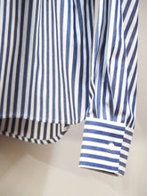 画像をギャラリービューアに読み込む, mizuiro ind &quot;ストライプ フードシャツ&quot;
