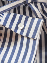 画像をギャラリービューアに読み込む, mizuiro ind &quot;ストライプ フードシャツ&quot;
