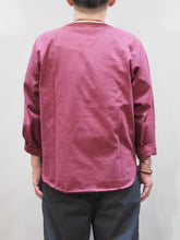 画像をギャラリービューアに読み込む, BARNS OURFITTERS “90‛s ヘヴィーウェイト 8分袖 ベースボールTシャツ BURGANDY“

