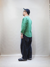 画像をギャラリービューアに読み込む, BARNS OURFITTERS “90‛s ヘヴィーウェイト 8分袖 ベースボールTシャツ GREEN“
