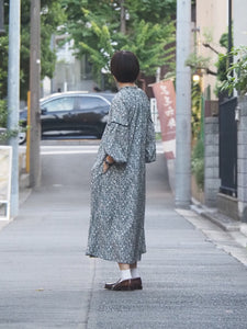 WHYTO "VINTAGE FLOWER DERSS GREEN"